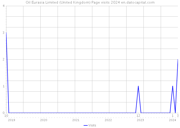 Oil Eurasia Limited (United Kingdom) Page visits 2024 