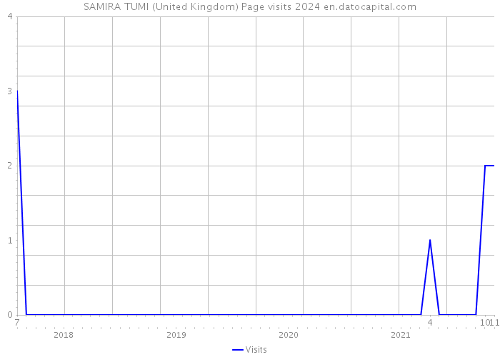 SAMIRA TUMI (United Kingdom) Page visits 2024 