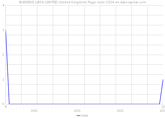 BURDENS LIBYA LIMITED (United Kingdom) Page visits 2024 