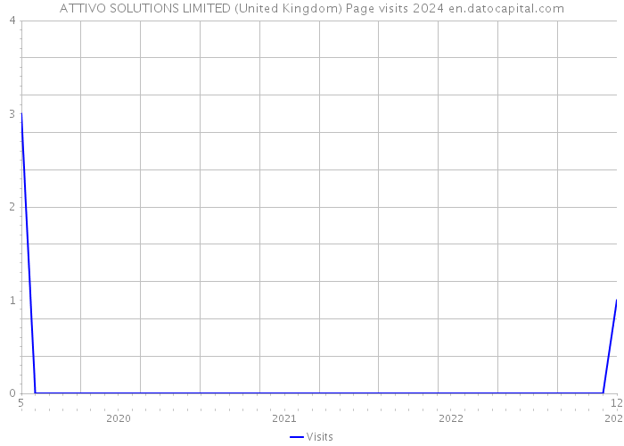 ATTIVO SOLUTIONS LIMITED (United Kingdom) Page visits 2024 