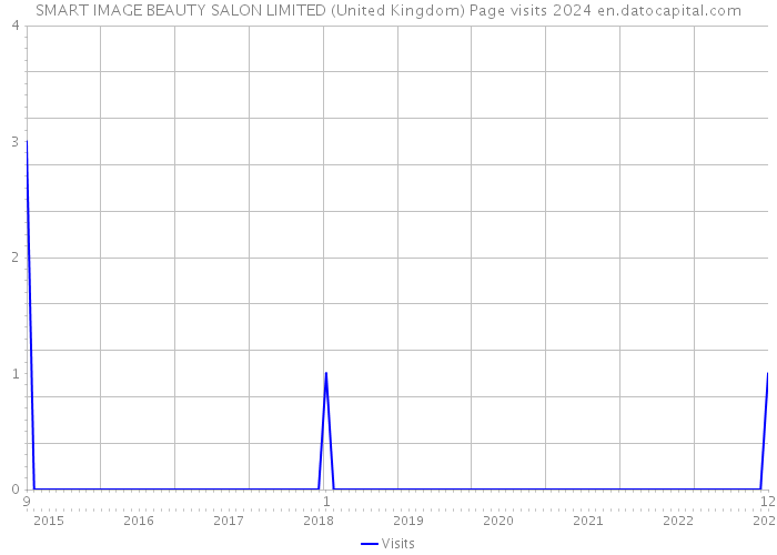SMART IMAGE BEAUTY SALON LIMITED (United Kingdom) Page visits 2024 