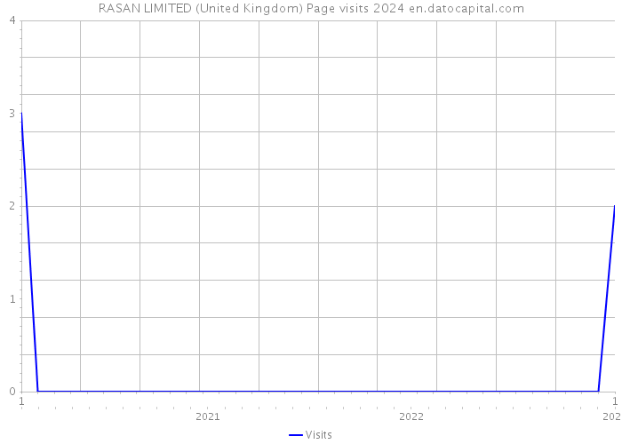 RASAN LIMITED (United Kingdom) Page visits 2024 
