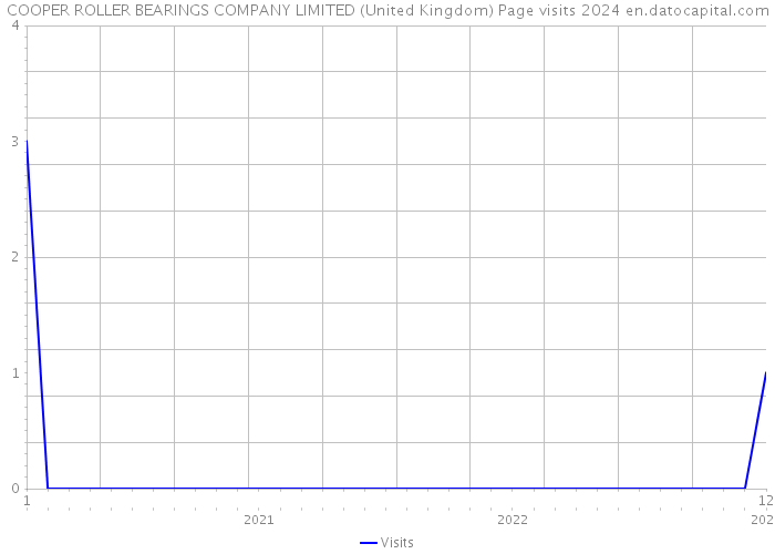 COOPER ROLLER BEARINGS COMPANY LIMITED (United Kingdom) Page visits 2024 