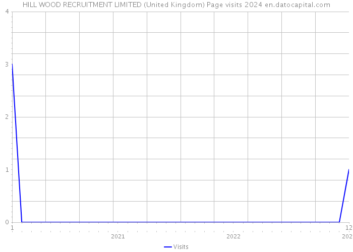 HILL WOOD RECRUITMENT LIMITED (United Kingdom) Page visits 2024 