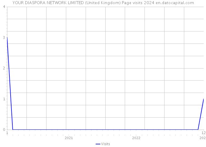 YOUR DIASPORA NETWORK LIMITED (United Kingdom) Page visits 2024 