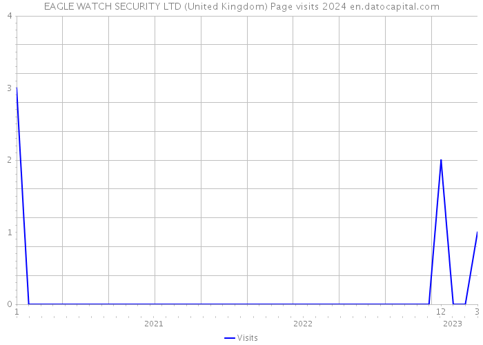EAGLE WATCH SECURITY LTD (United Kingdom) Page visits 2024 
