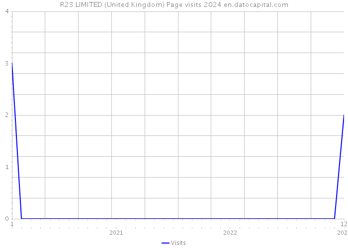 R23 LIMITED (United Kingdom) Page visits 2024 