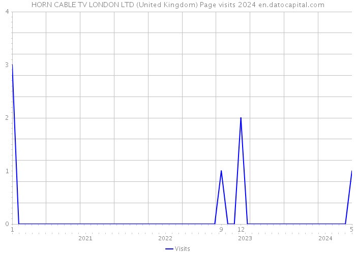HORN CABLE TV LONDON LTD (United Kingdom) Page visits 2024 