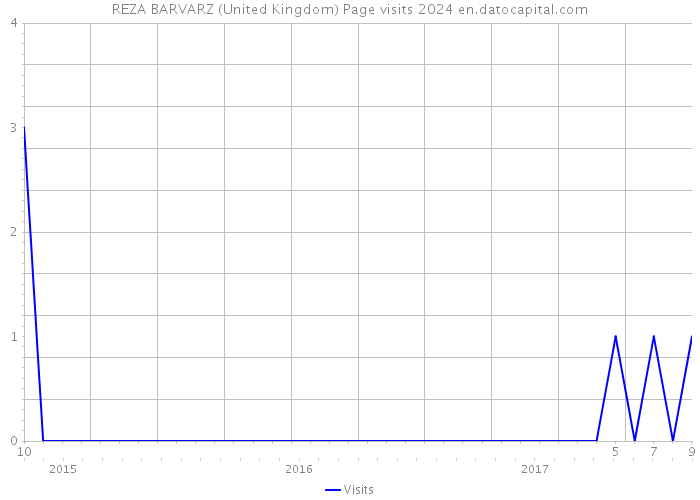 REZA BARVARZ (United Kingdom) Page visits 2024 
