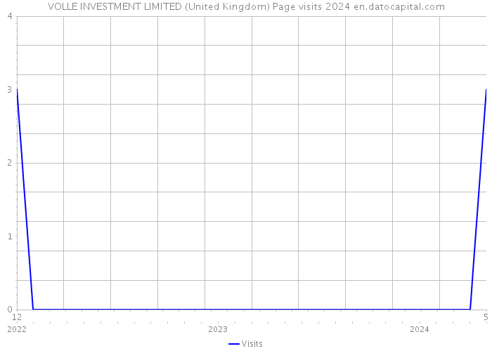 VOLLE INVESTMENT LIMITED (United Kingdom) Page visits 2024 