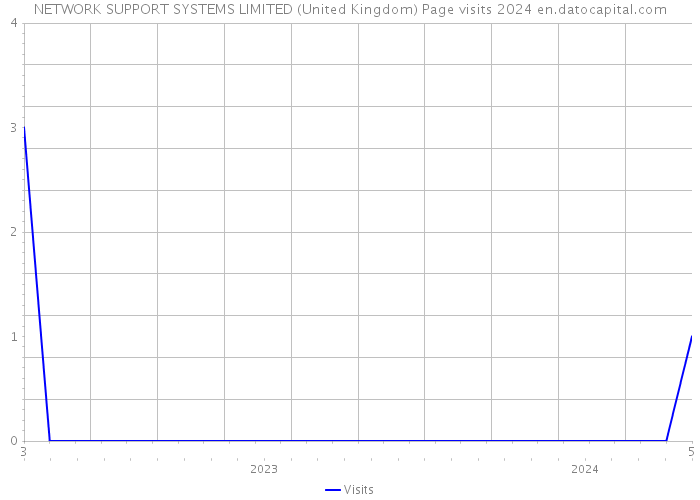 NETWORK SUPPORT SYSTEMS LIMITED (United Kingdom) Page visits 2024 