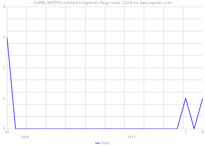 GUREL MISTIKI (United Kingdom) Page visits 2024 