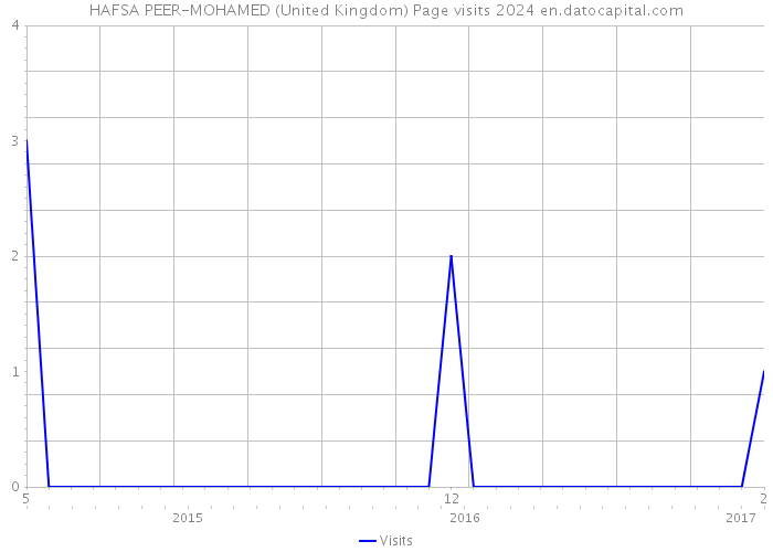 HAFSA PEER-MOHAMED (United Kingdom) Page visits 2024 