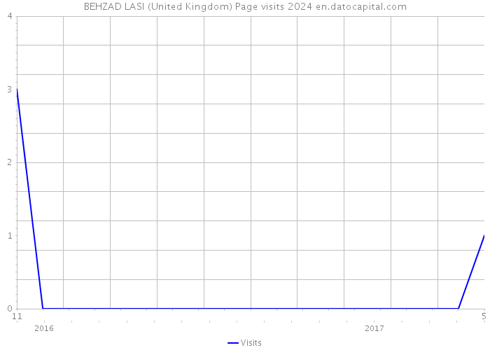 BEHZAD LASI (United Kingdom) Page visits 2024 