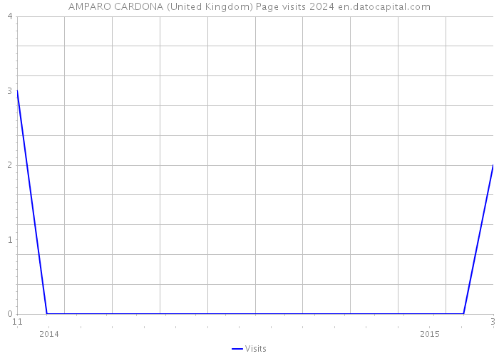 AMPARO CARDONA (United Kingdom) Page visits 2024 