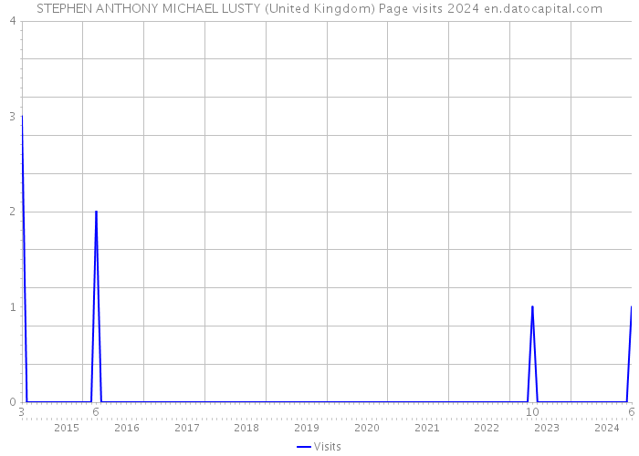 STEPHEN ANTHONY MICHAEL LUSTY (United Kingdom) Page visits 2024 