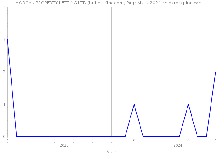 MORGAN PROPERTY LETTING LTD (United Kingdom) Page visits 2024 