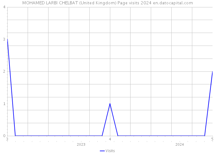 MOHAMED LARBI CHELBAT (United Kingdom) Page visits 2024 