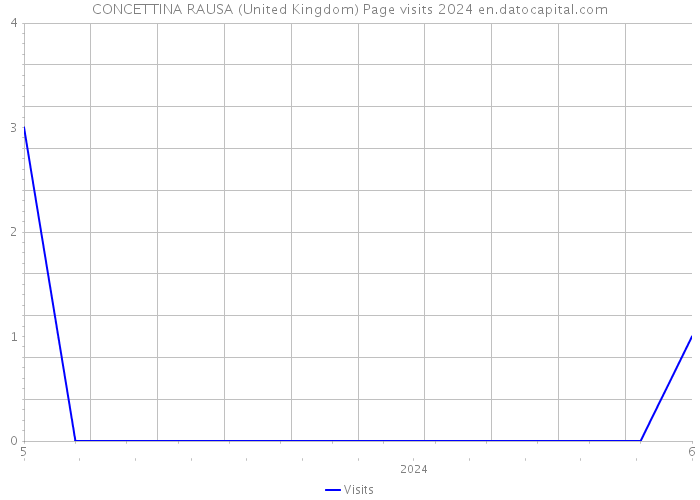 CONCETTINA RAUSA (United Kingdom) Page visits 2024 