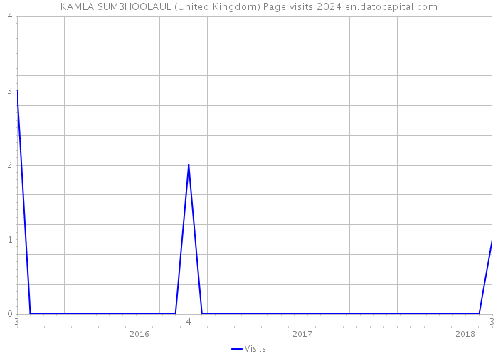 KAMLA SUMBHOOLAUL (United Kingdom) Page visits 2024 