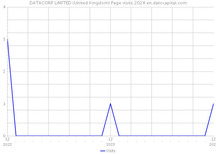 DATACORP LIMITED (United Kingdom) Page visits 2024 