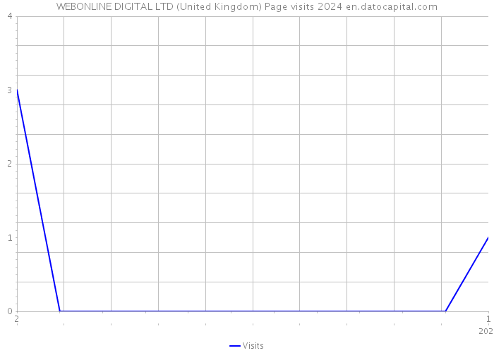 WEBONLINE DIGITAL LTD (United Kingdom) Page visits 2024 