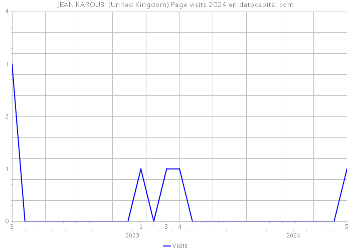 JEAN KAROUBI (United Kingdom) Page visits 2024 