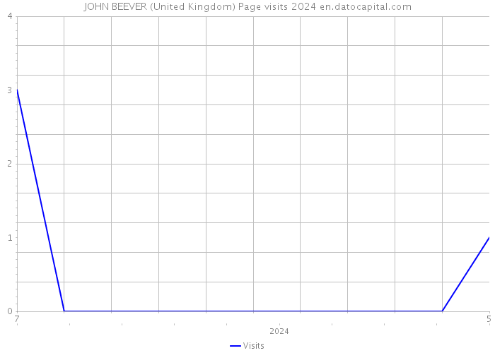 JOHN BEEVER (United Kingdom) Page visits 2024 