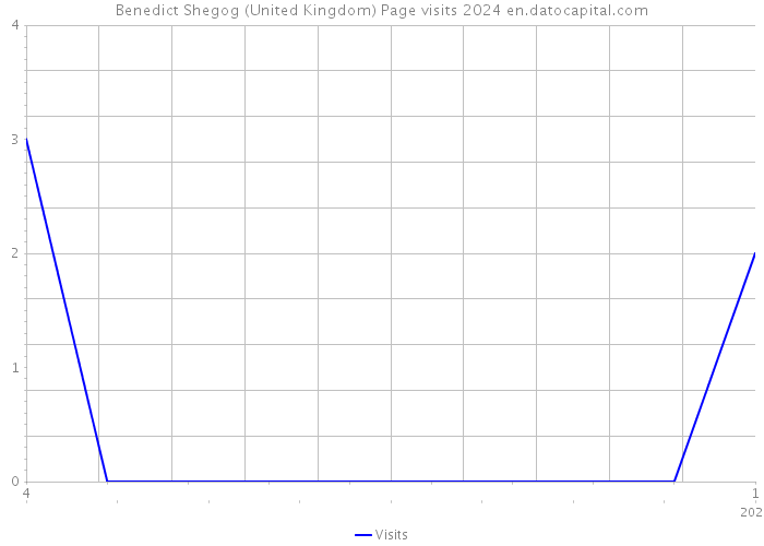 Benedict Shegog (United Kingdom) Page visits 2024 
