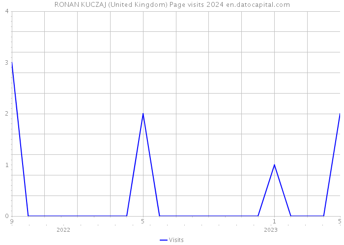 RONAN KUCZAJ (United Kingdom) Page visits 2024 