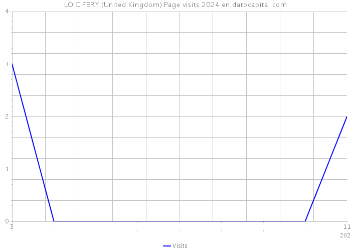 LOIC FERY (United Kingdom) Page visits 2024 