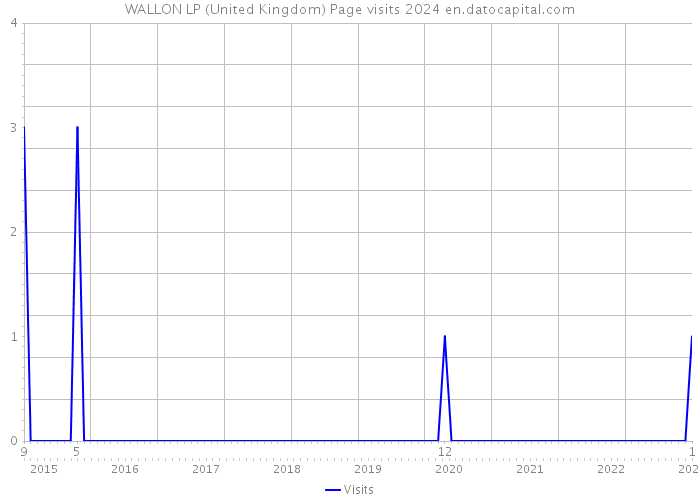 WALLON LP (United Kingdom) Page visits 2024 