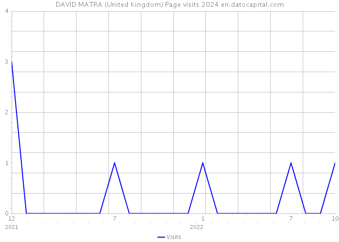 DAVID MATRA (United Kingdom) Page visits 2024 