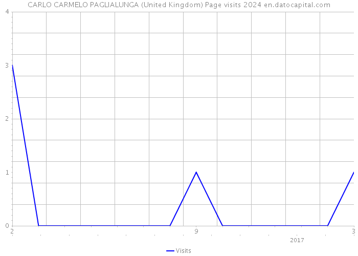 CARLO CARMELO PAGLIALUNGA (United Kingdom) Page visits 2024 