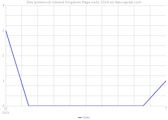 Dile Ipinmoroti (United Kingdom) Page visits 2024 