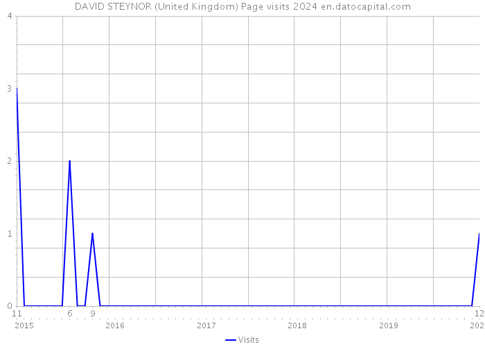 DAVID STEYNOR (United Kingdom) Page visits 2024 