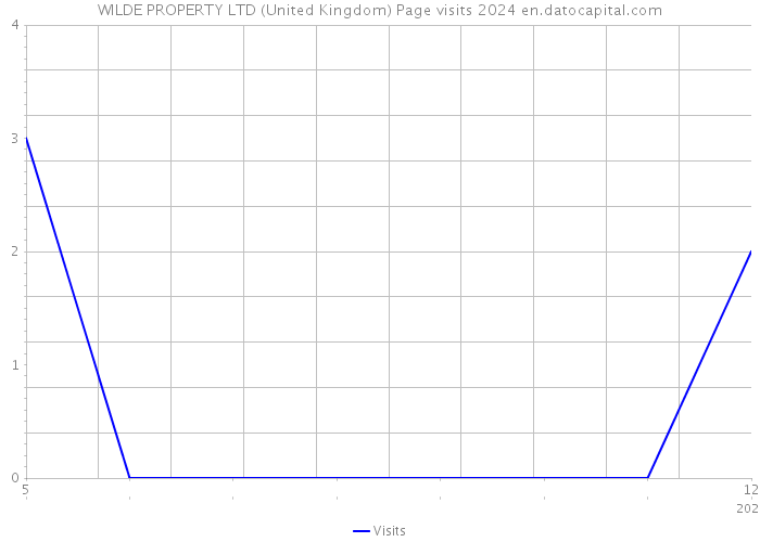 WILDE PROPERTY LTD (United Kingdom) Page visits 2024 