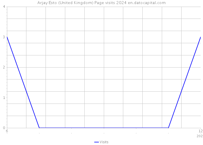 Arjay Esto (United Kingdom) Page visits 2024 