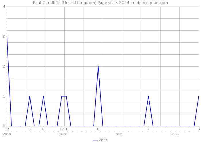 Paul Condliffe (United Kingdom) Page visits 2024 