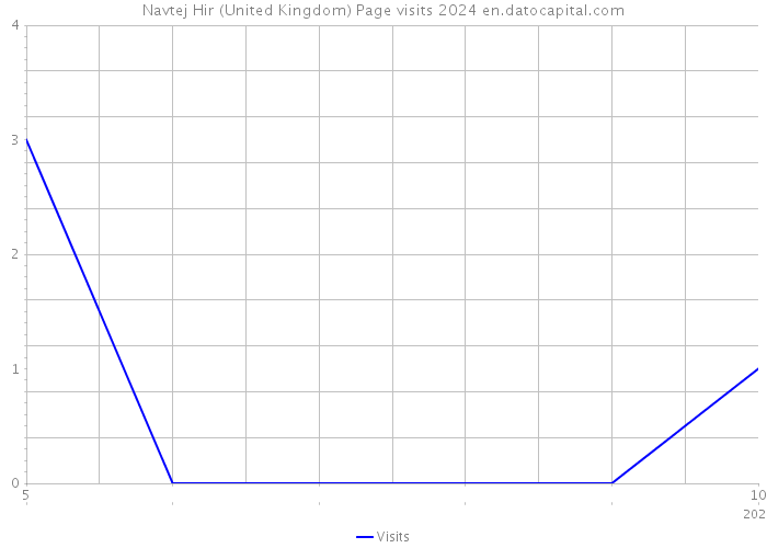 Navtej Hir (United Kingdom) Page visits 2024 
