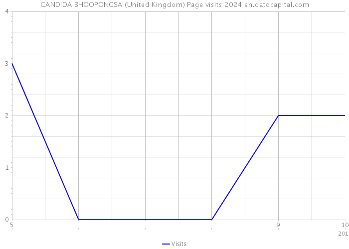 CANDIDA BHOOPONGSA (United Kingdom) Page visits 2024 