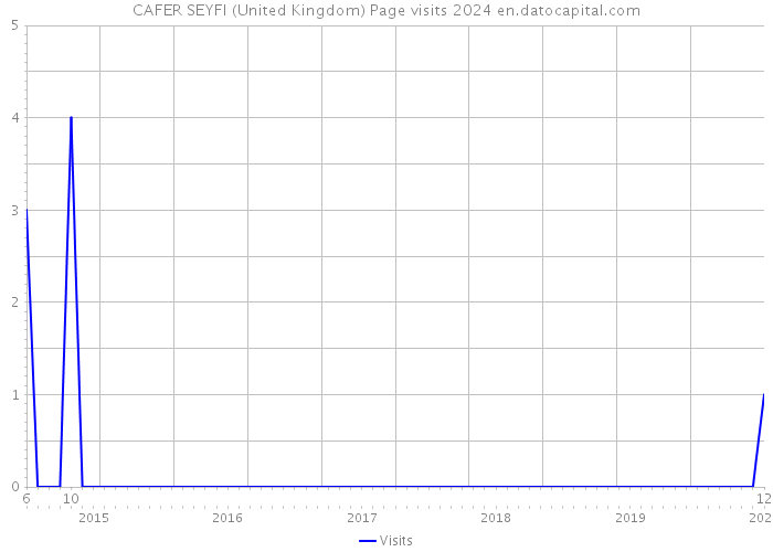 CAFER SEYFI (United Kingdom) Page visits 2024 