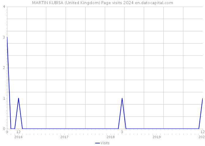 MARTIN KUBISA (United Kingdom) Page visits 2024 