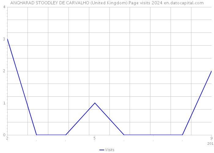 ANGHARAD STOODLEY DE CARVALHO (United Kingdom) Page visits 2024 