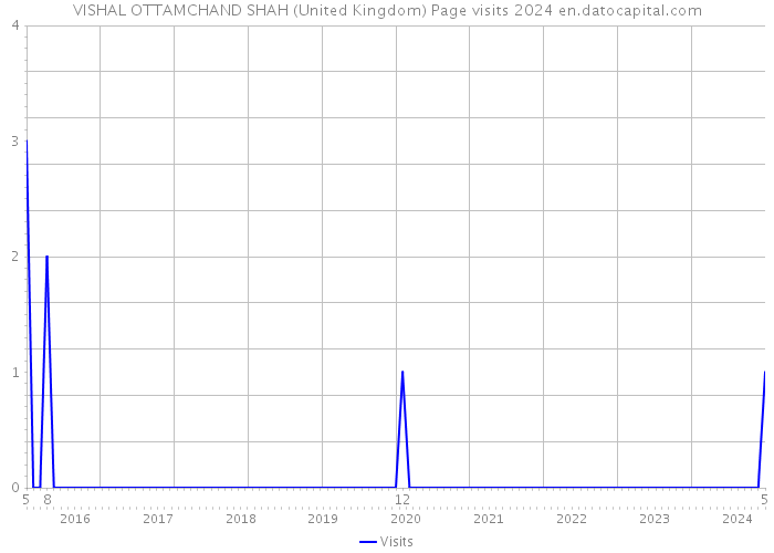 VISHAL OTTAMCHAND SHAH (United Kingdom) Page visits 2024 