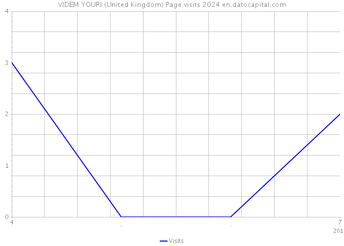 VIDEM YOURI (United Kingdom) Page visits 2024 