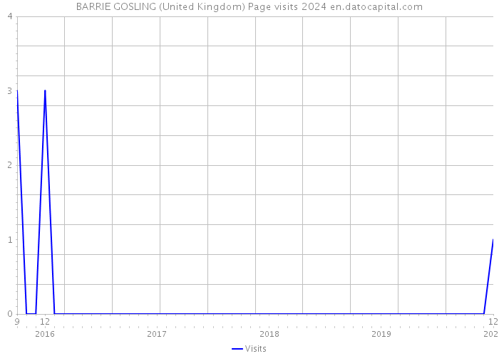 BARRIE GOSLING (United Kingdom) Page visits 2024 