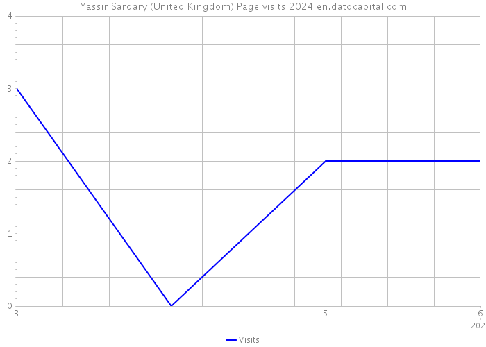 Yassir Sardary (United Kingdom) Page visits 2024 
