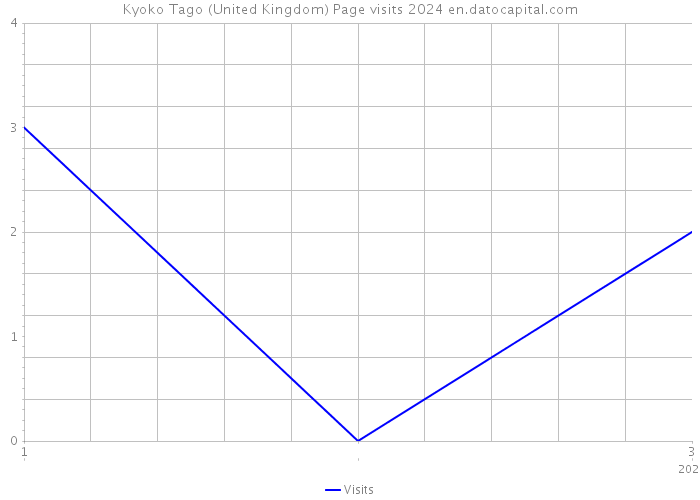 Kyoko Tago (United Kingdom) Page visits 2024 
