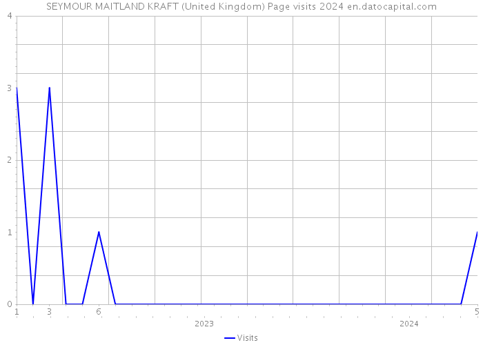 SEYMOUR MAITLAND KRAFT (United Kingdom) Page visits 2024 